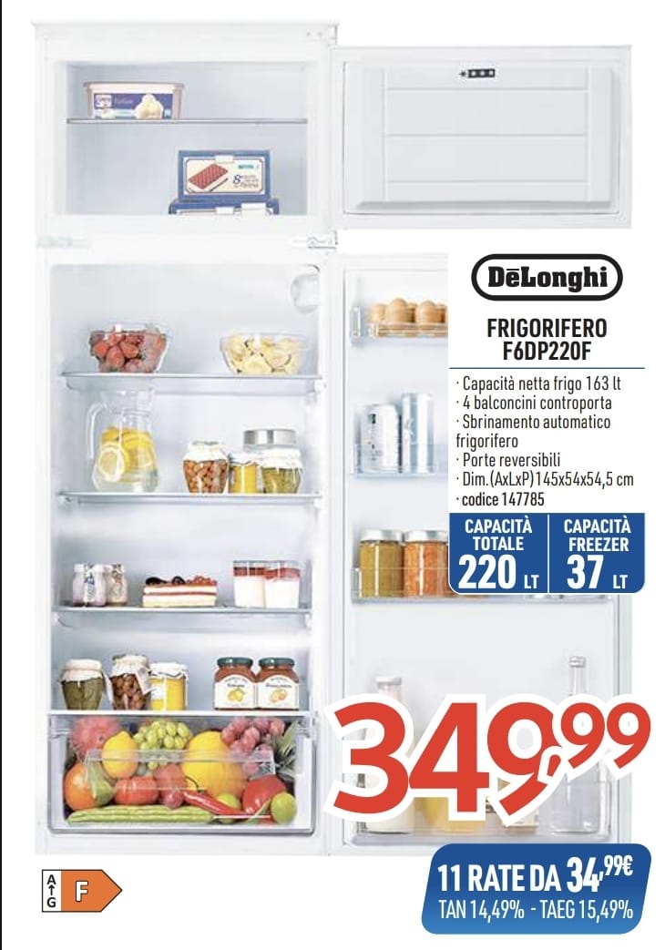 FRIGO DE LONGHI F6DP220F